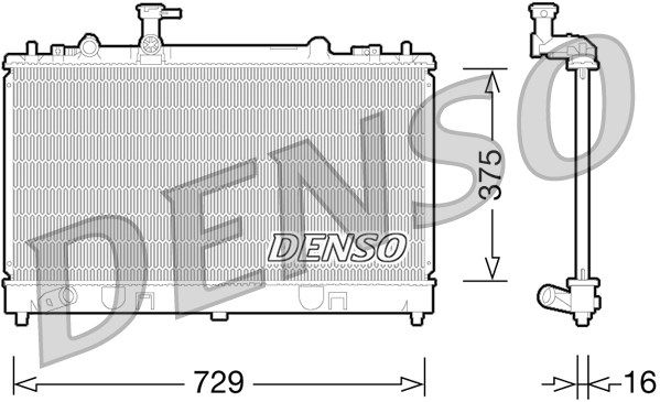 DENSO Radiators, Motora dzesēšanas sistēma DRM44028