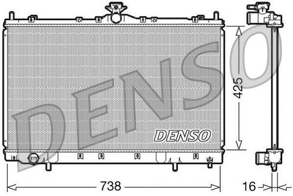 DENSO Radiators, Motora dzesēšanas sistēma DRM45012