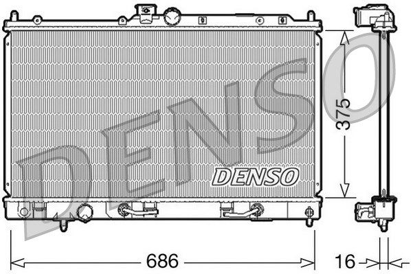 DENSO Radiators, Motora dzesēšanas sistēma DRM45024