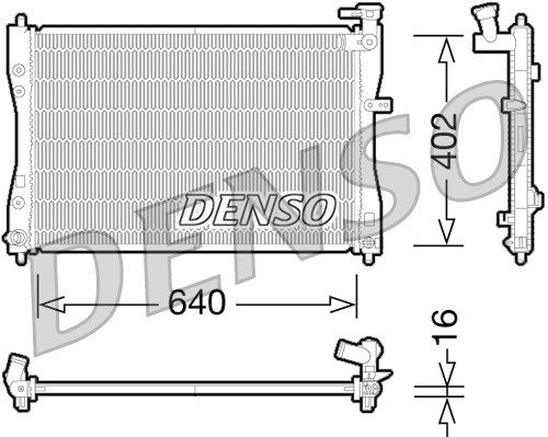 DENSO Radiators, Motora dzesēšanas sistēma DRM45033