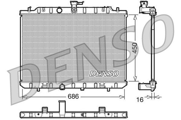 DENSO Radiators, Motora dzesēšanas sistēma DRM46006
