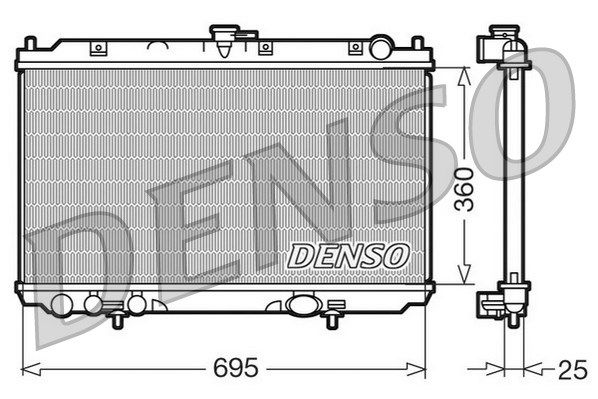 DENSO Radiators, Motora dzesēšanas sistēma DRM46014