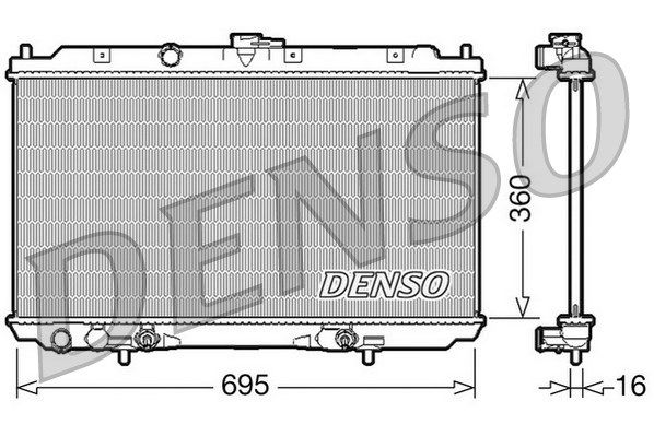 DENSO Radiators, Motora dzesēšanas sistēma DRM46024
