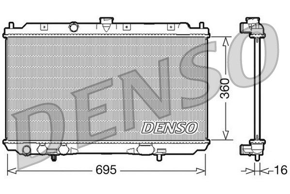DENSO Radiators, Motora dzesēšanas sistēma DRM46025