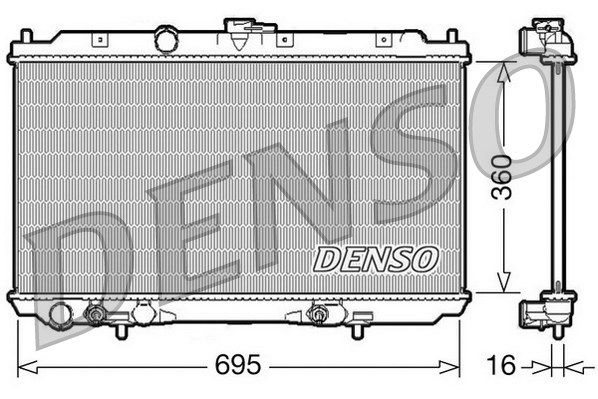 DENSO Radiators, Motora dzesēšanas sistēma DRM46028
