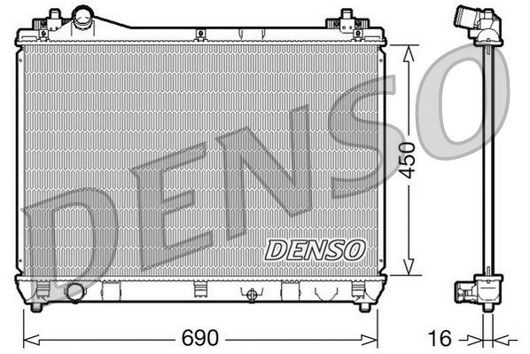DENSO Radiators, Motora dzesēšanas sistēma DRM47016