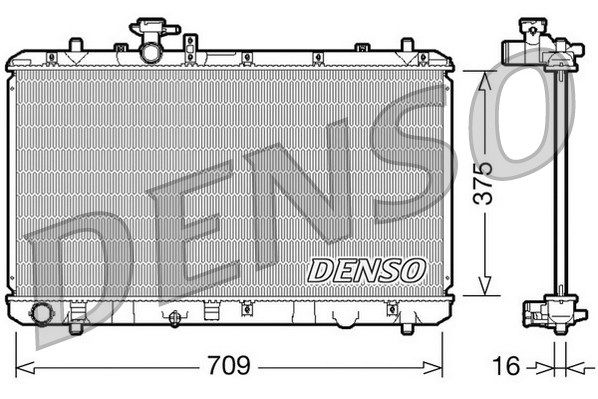 DENSO Radiators, Motora dzesēšanas sistēma DRM47023