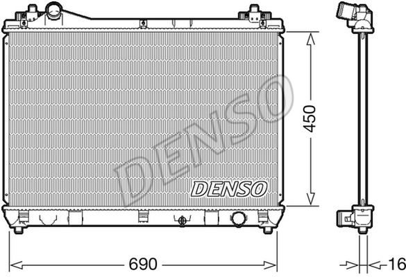 DENSO Radiators, Motora dzesēšanas sistēma DRM47031