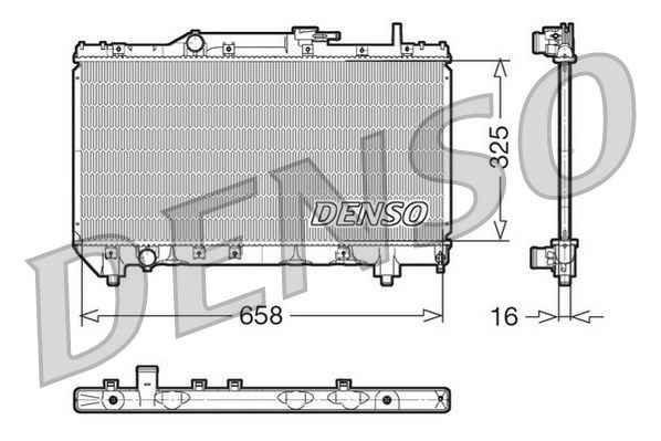 DENSO Radiators, Motora dzesēšanas sistēma DRM50028