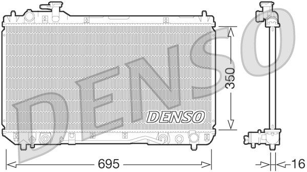 DENSO Radiators, Motora dzesēšanas sistēma DRM50061