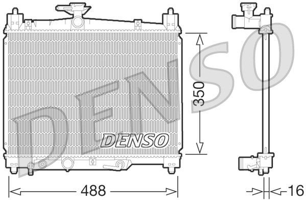 DENSO Radiators, Motora dzesēšanas sistēma DRM50066