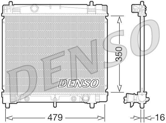 DENSO Radiators, Motora dzesēšanas sistēma DRM50070