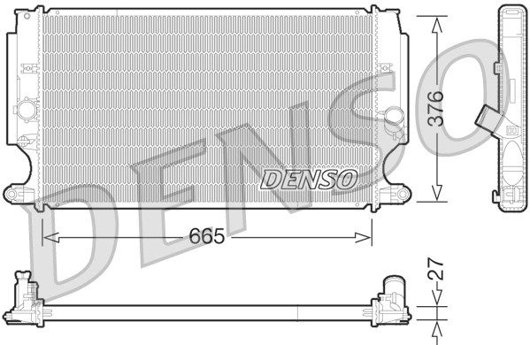 DENSO Radiators, Motora dzesēšanas sistēma DRM50072