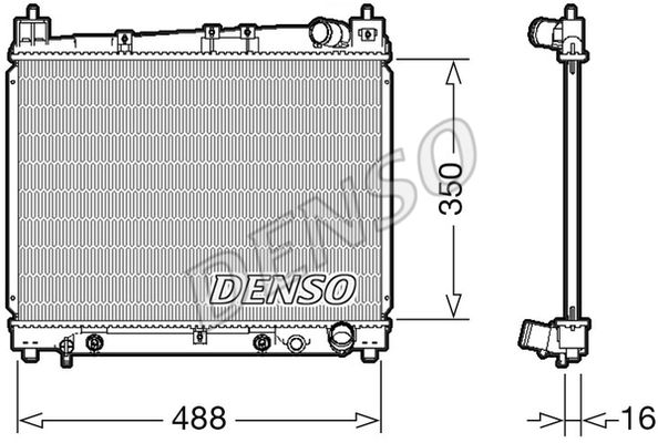 DENSO Radiators, Motora dzesēšanas sistēma DRM50080