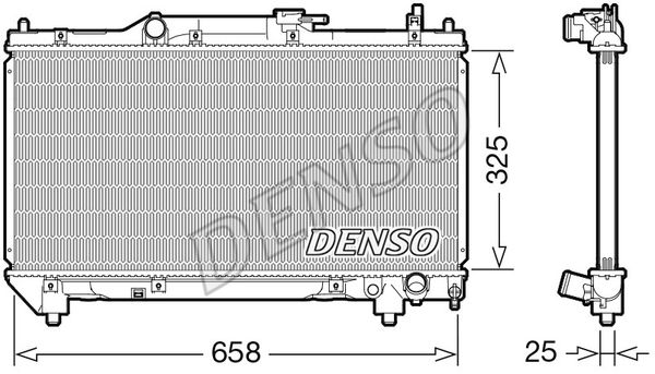 DENSO Radiators, Motora dzesēšanas sistēma DRM50115