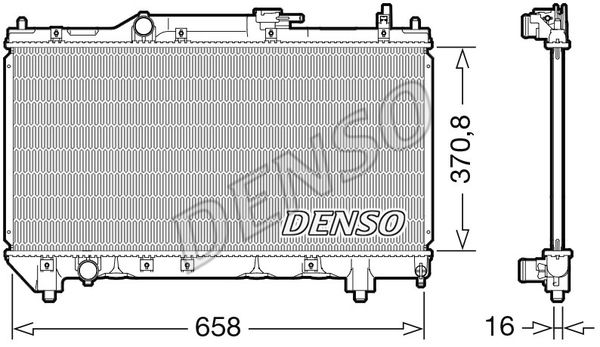 DENSO Radiators, Motora dzesēšanas sistēma DRM50117