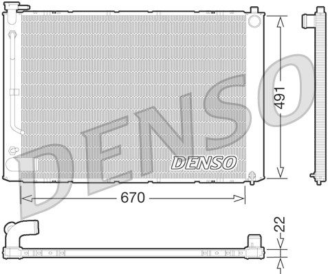 DENSO Radiators, Motora dzesēšanas sistēma DRM51011