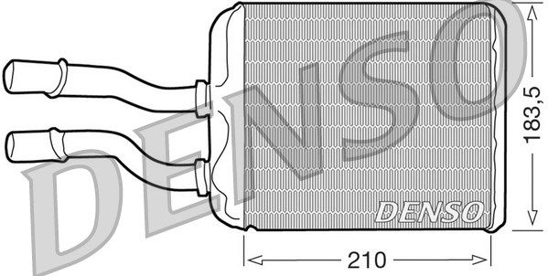 DENSO Теплообменник, отопление салона DRR01011