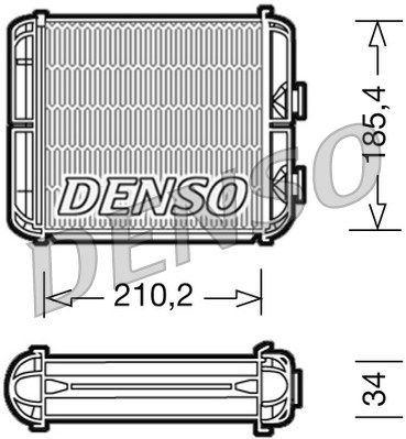 DENSO Теплообменник, отопление салона DRR20003