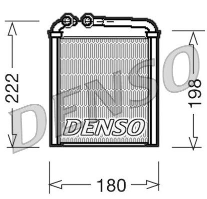DENSO Теплообменник, отопление салона DRR32005