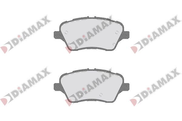 DIAMAX Комплект тормозных колодок, дисковый тормоз N09764