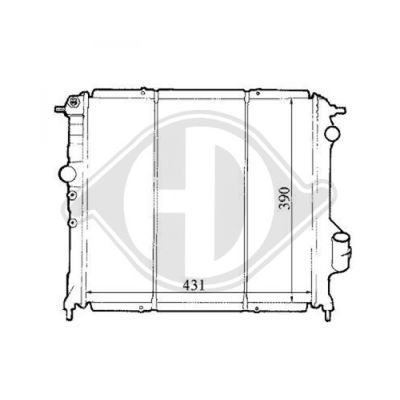 DIEDERICHS Radiators, Motora dzesēšanas sistēma 8129126