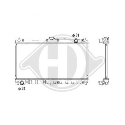 DIEDERICHS Radiators, Motora dzesēšanas sistēma 8565105