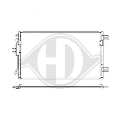 DIEDERICHS Конденсатор, кондиционер DCC1068