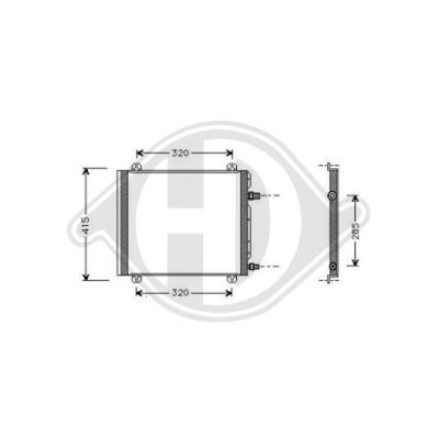 DIEDERICHS Конденсатор, кондиционер DCC1328