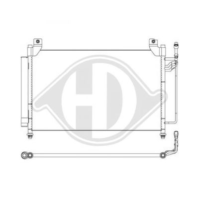 DIEDERICHS Конденсатор, кондиционер DCC1675