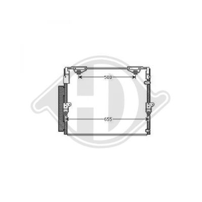 DIEDERICHS Конденсатор, кондиционер DCC1831