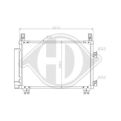 DIEDERICHS Конденсатор, кондиционер DCC1850