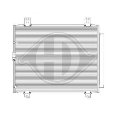 DIEDERICHS Конденсатор, кондиционер DCC1853