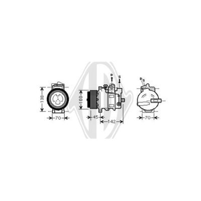 DIEDERICHS Компрессор, кондиционер DCK1353