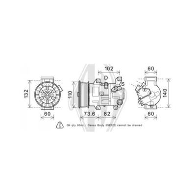 DIEDERICHS Компрессор, кондиционер DCK1557