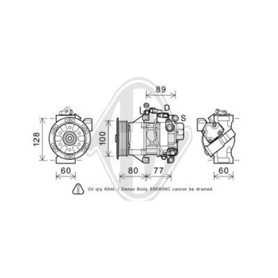 DIEDERICHS Компрессор, кондиционер DCK1558