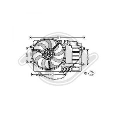 DIEDERICHS Ventilators, Motora dzesēšanas sistēma DCL1041