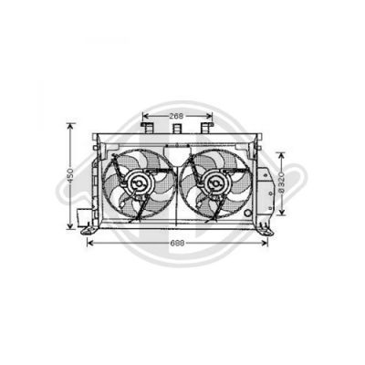 DIEDERICHS Ventilators, Motora dzesēšanas sistēma DCL1058