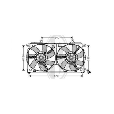 DIEDERICHS Ventilators, Motora dzesēšanas sistēma DCL1064