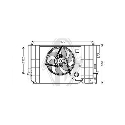 DIEDERICHS Ventilators, Motora dzesēšanas sistēma DCL1065