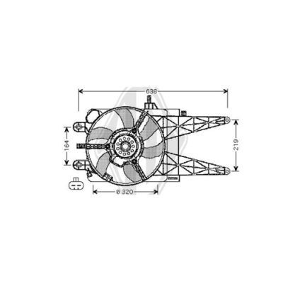 DIEDERICHS Ventilators, Motora dzesēšanas sistēma DCL1082