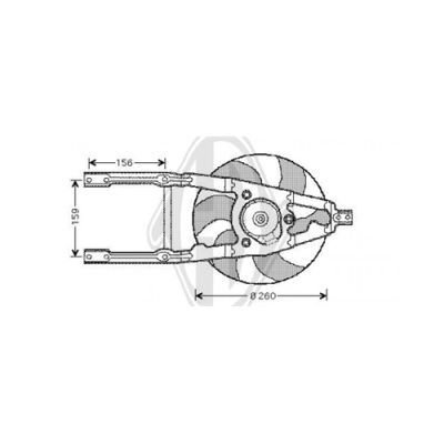 DIEDERICHS Ventilators, Motora dzesēšanas sistēma DCL1105