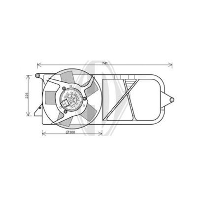 DIEDERICHS Ventilators, Motora dzesēšanas sistēma DCL1154