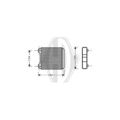 DIEDERICHS Siltummainis, Salona apsilde DCM1020