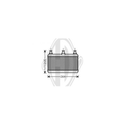 DIEDERICHS Siltummainis, Salona apsilde DCM1037