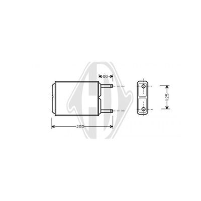 DIEDERICHS Siltummainis, Salona apsilde DCM1113