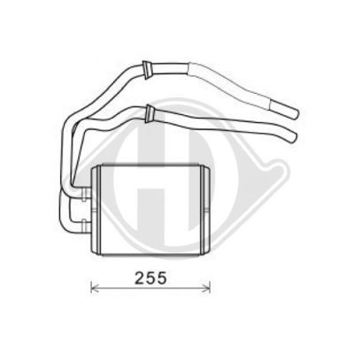 DIEDERICHS Siltummainis, Salona apsilde DCM1123