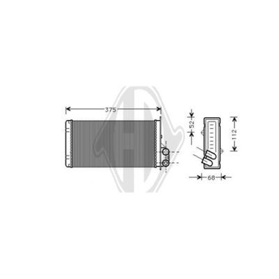 DIEDERICHS Siltummainis, Salona apsilde DCM1208