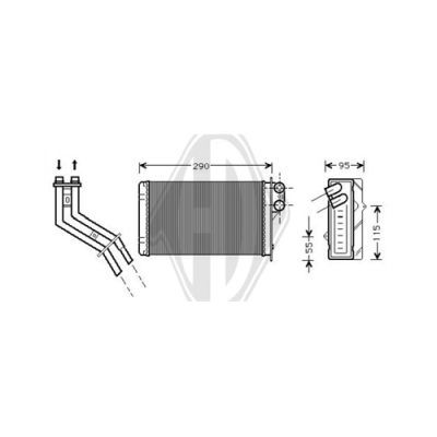 DIEDERICHS Siltummainis, Salona apsilde DCM1209