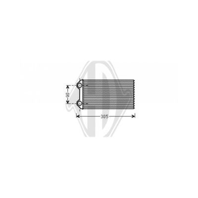 DIEDERICHS Siltummainis, Salona apsilde DCM1220